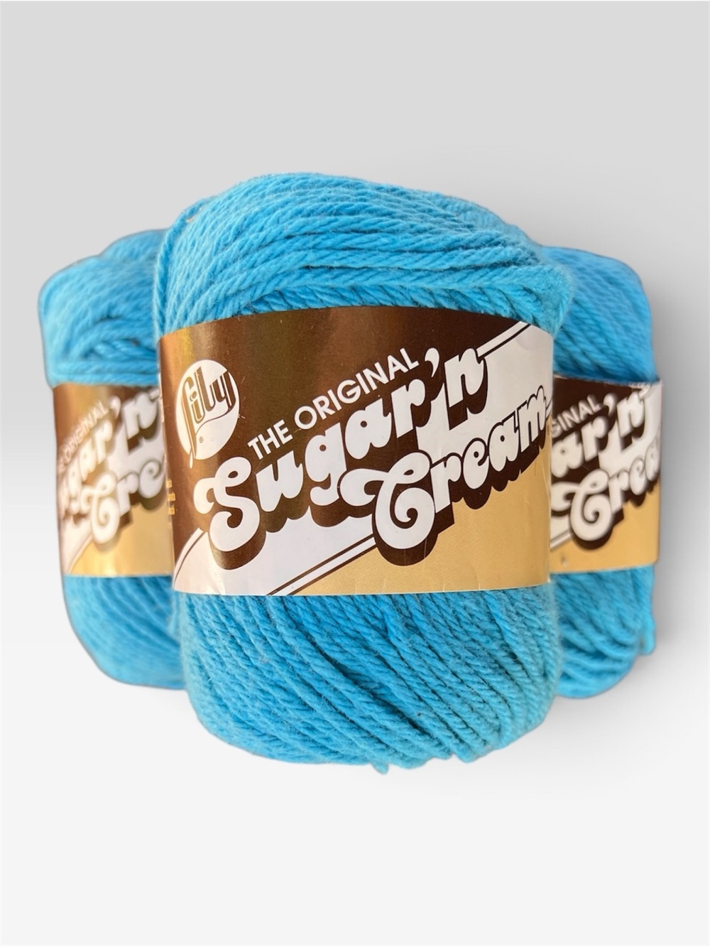 Set Of 3 Sugar N Cream Yarn Skeins